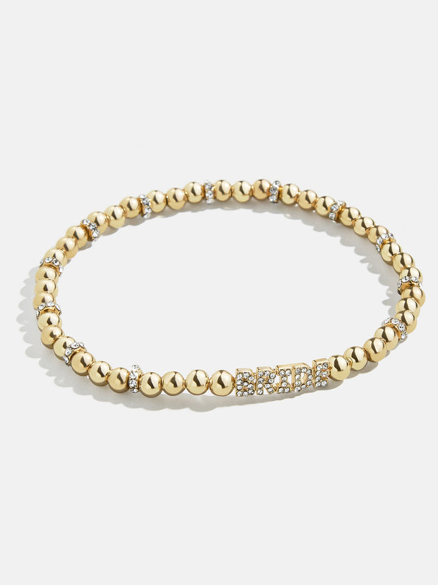 Pavé Bride Pisa Bracelet - Gold/Pavé