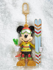 Mickey Mouse disney Skiing Bag Charm - Mickey Mouse Skiing