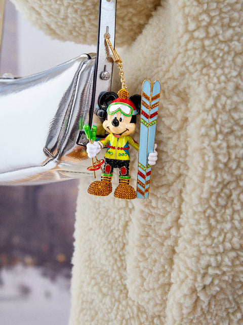 Mickey Mouse disney Skiing Bag Charm - Mickey Mouse Skiing