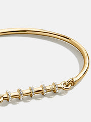 Tyler Cuff Bracelet - Gold/Pavé