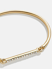 Holly Cuff Bracelet - Gold/Pavé