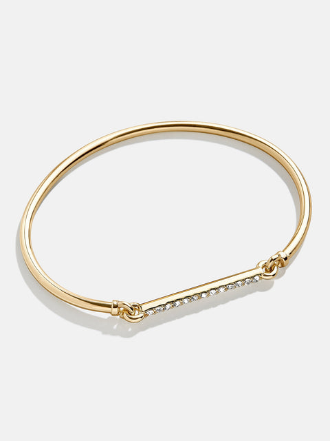 Holly Cuff Bracelet - Gold/Pavé