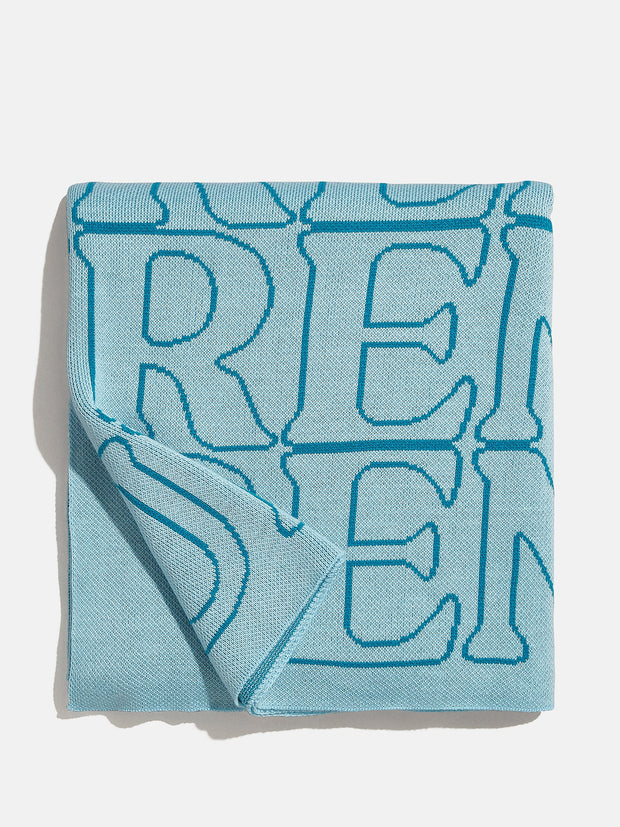 In the Bag Custom Blanket - Light Blue/Blue