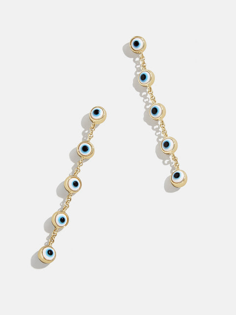 Eye to Eye Earrings - Blue/Gold