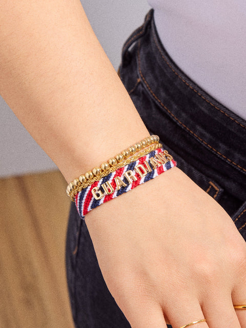 MLB Woven Friendship Bracelet - Cleveland Guardians