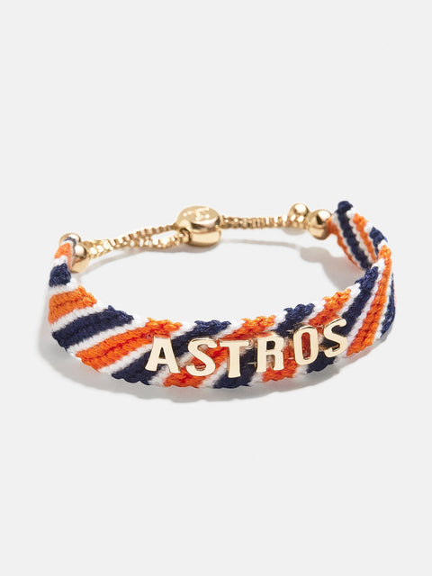 MLB Woven Friendship Bracelet - Houston Astros