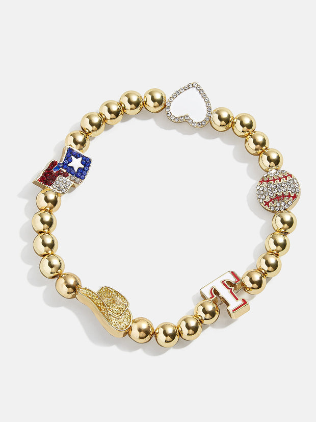 MLB Pisa Charm Bracelet - Texas Rangers