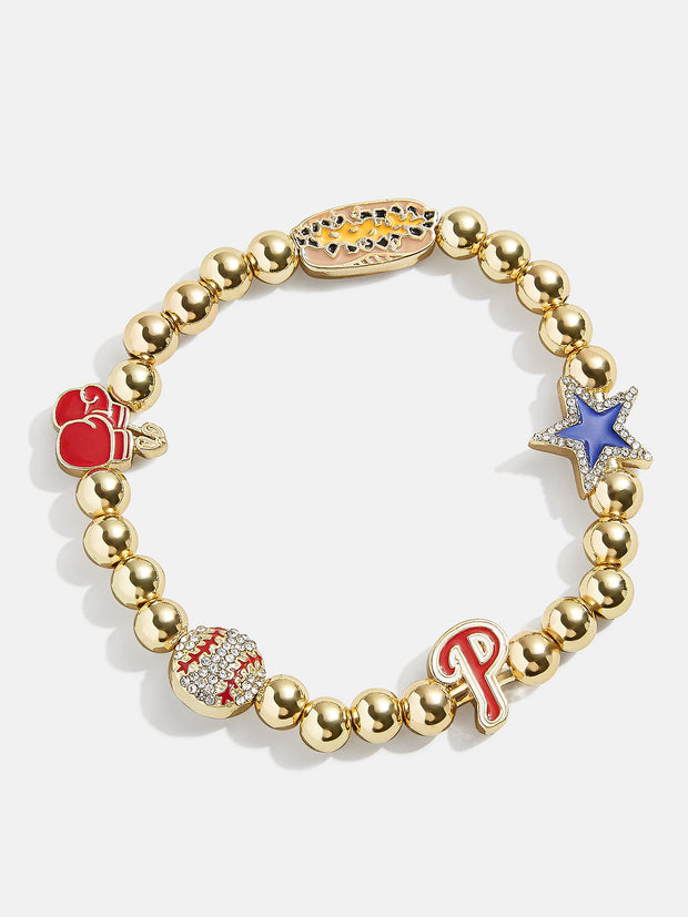 MLB Pisa Charm Bracelet - Philadelphia Phillies