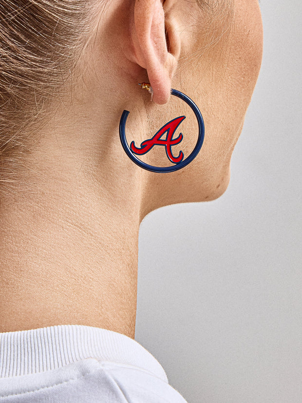 MLB Enamel Hoops - Atlanta Braves