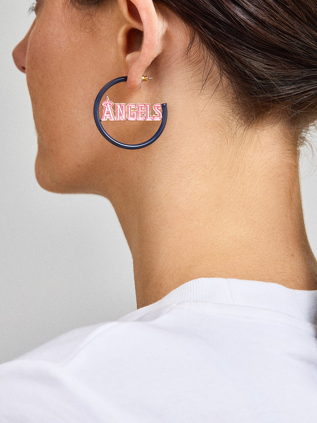 MLB Enamel Hoops - Los Angeles Angels