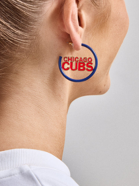 MLB Enamel Hoops - Chicago Cubs