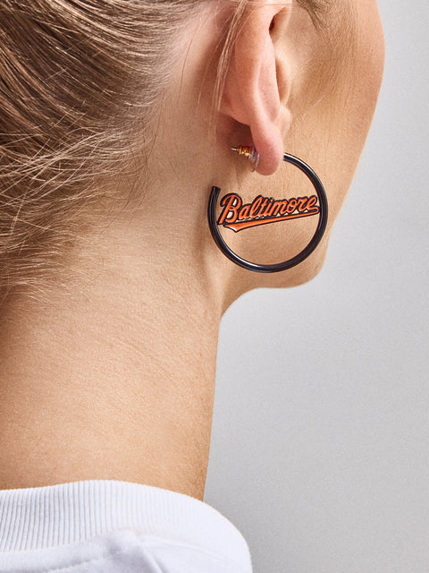 MLB Enamel Hoops - Baltimore Orioles