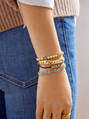 Isabella Bracelet - Blue/Gold