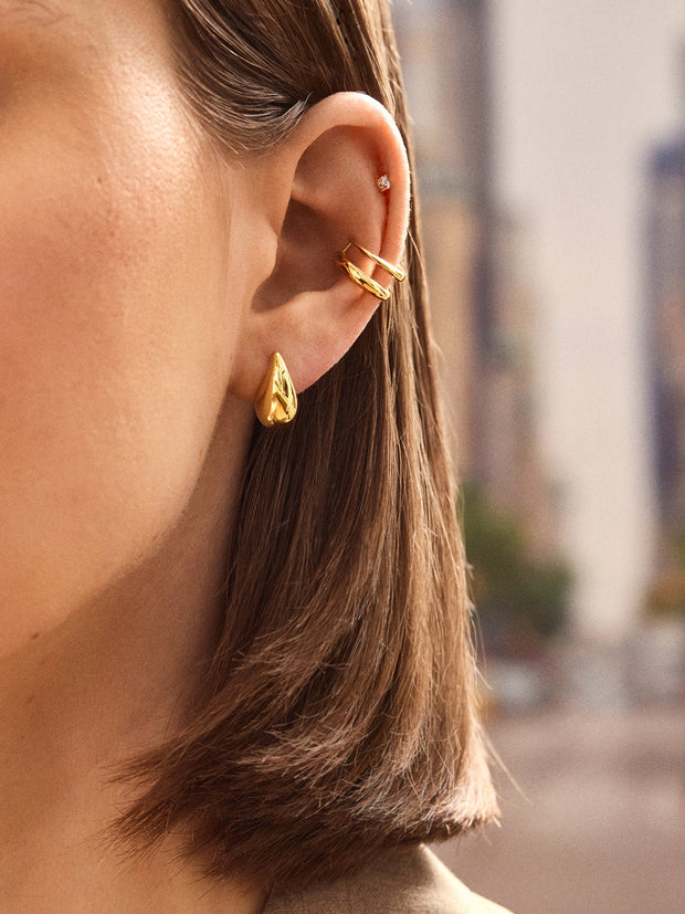 Ella 18K Gold Earrings