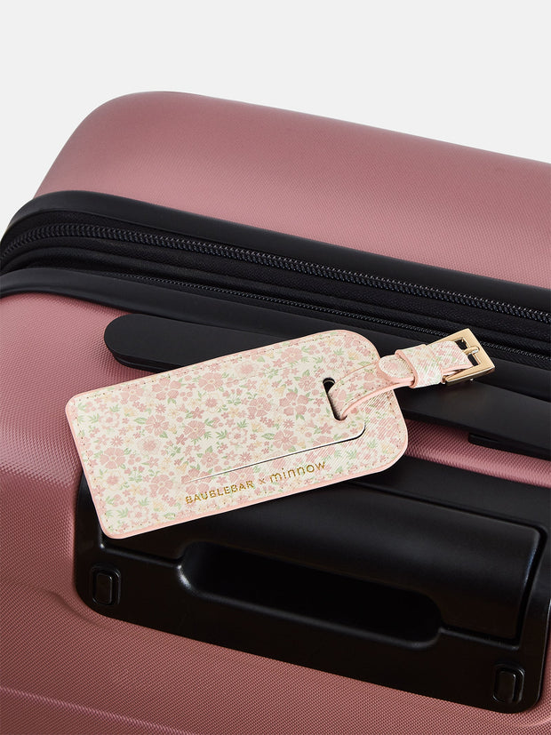 Minnow x BaubleBar Luggage Tag - Antique Floral