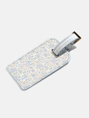 Minnow x BaubleBar Luggage Tag - Slate Floral