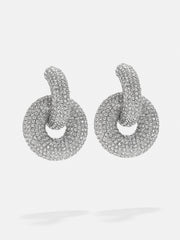 Mia Earrings - Pavé