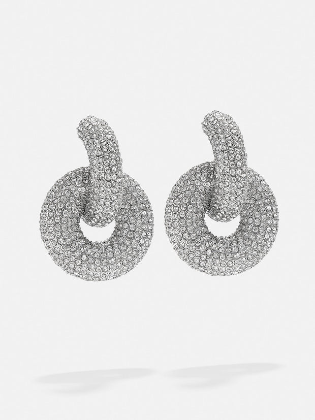 Mia Earrings - Pavé