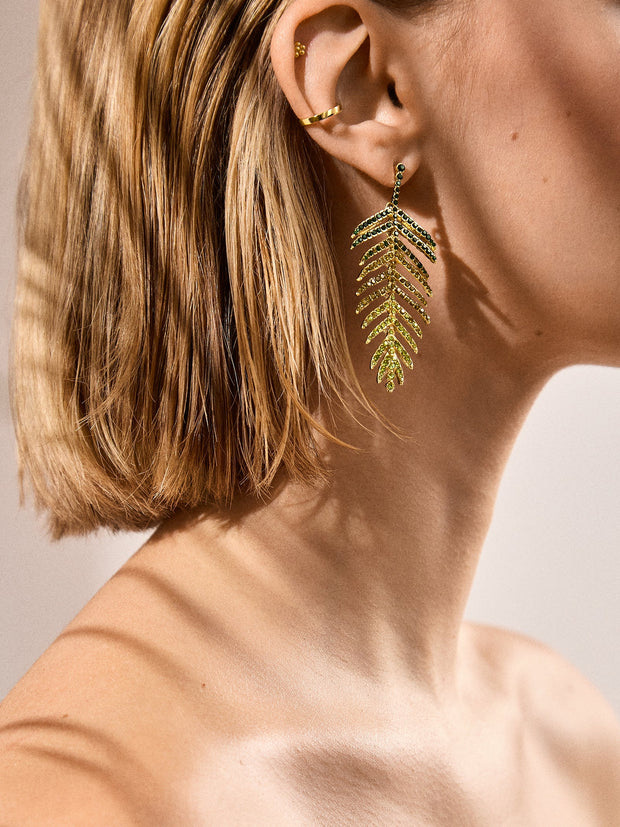 Just Breezy Earrings - Green