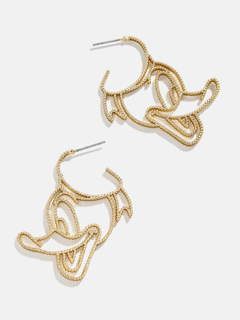 Donald Duck Disney Outline Earrings - Donald Duck