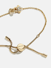 Mickey Mouse & Minnie Mouse Disney Better Half Bracelet - Gold/Pavé