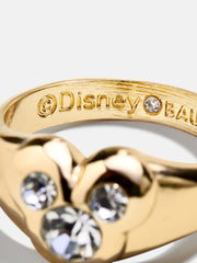 Mickey Mouse Disney Gold Ring - Gold/Pavé