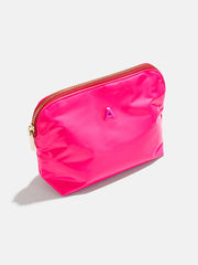 Initial Zipper Pouch - Hot Pink