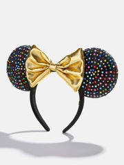 Minnie Mouse Disney Multicolored Gem Ears Headband - Minnie Mouse Multicolored Gem Ears