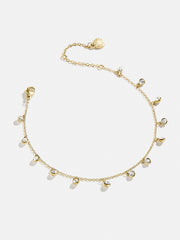 Clio Anklet - Gold/Pavé