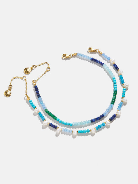 Darcy Anklet Set - Blue