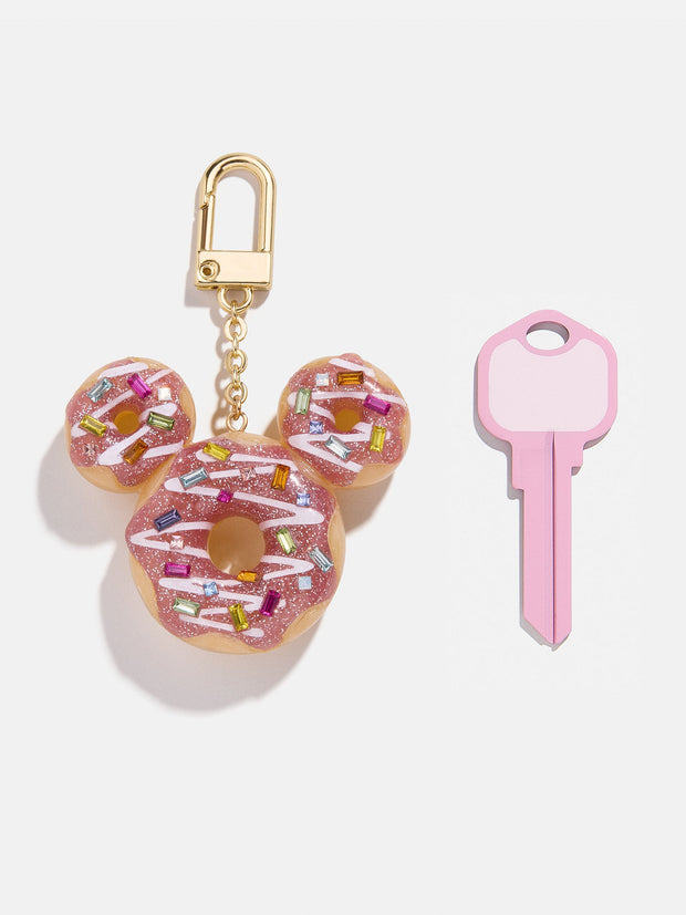 Mickey Mouse Disney Donut Bag Charm - Disney Pink Donut Bag Charm