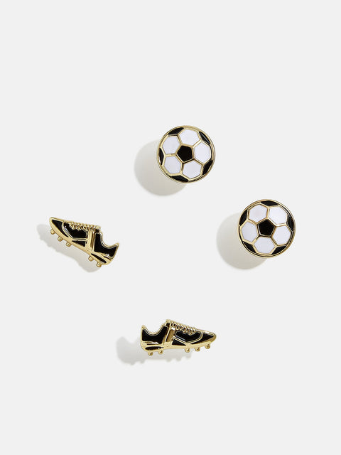 Just For Kicks Earring Set - Soccer