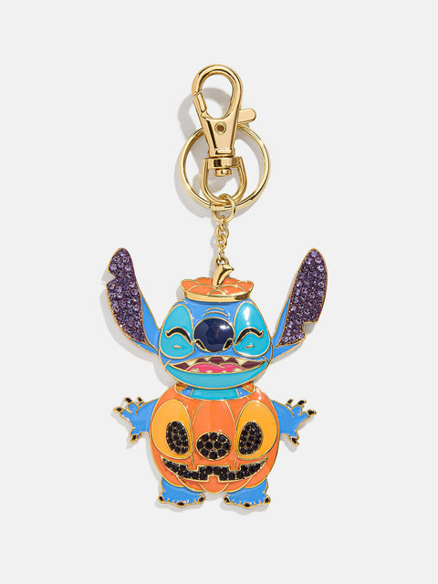 Stitch Disney 2D Pumpkin Bag Charm - Stitch Pumpkin Glow-In-The-Dark Bag Charm