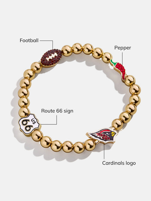 Arizona Cardinals NFL Charm Bracelet - Arizona Cardinals