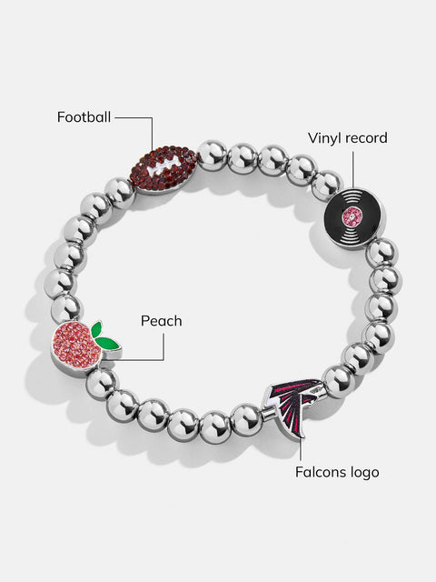 Atlanta Falcons NFL Charm Bracelet - Atlanta Falcons