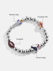 Houston Texans NFL Charm Bracelet - Houston Texans