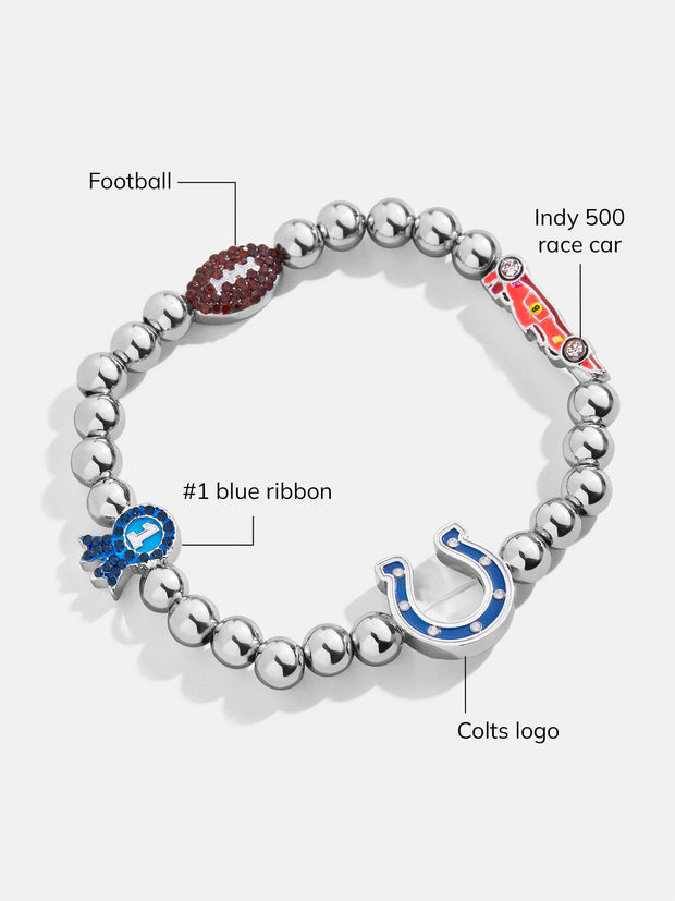 Indianapolis Colts NFL Charm Bracelet - Indianapolis Colts