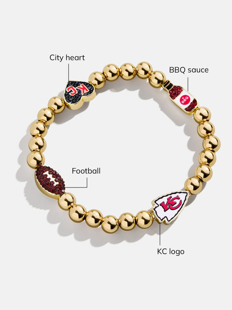 Kansas City Chiefs NFL Charm Bracelet - Kansas City Chiefs