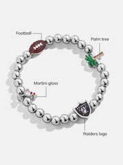 Las Vegas Raiders NFL Charm Bracelet - Las Vegas Raiders