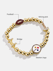 Pittsburgh Steelers NFL Charm Bracelet - Pittsburgh Steelers