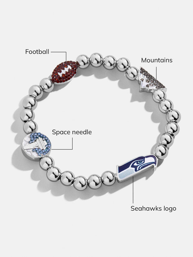 Seattle Seahawks NFL Charm Bracelet - Seattle Seahawks