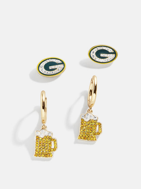 Green Bay Packers NFL Earring Set - Green Bay Packers