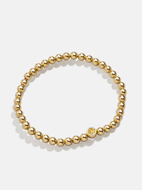 18K Gold Birthstone Pisa Bracelet - Topaz