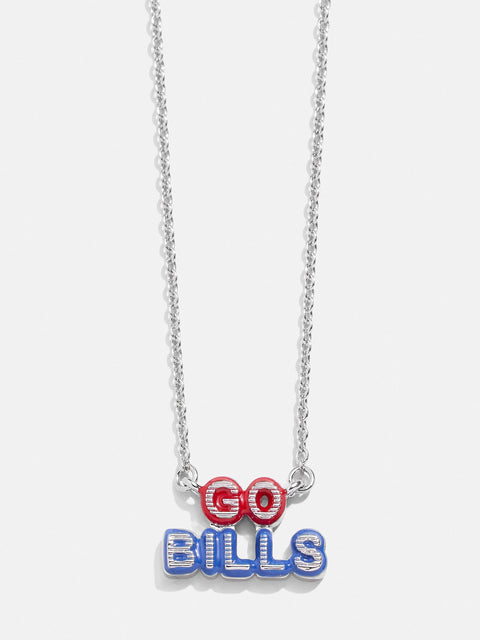 WEAR By Erin Andrews x BaubleBar Buffalo Bills Enamel Slogan Necklace - Buffalo Bills