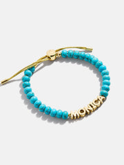 Turquoise Custom Nameplate Bracelet - Turquoise