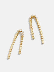 Misty 18K Gold Earrings - Gold/Pavé