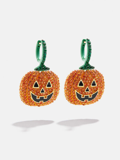 Pumpkin to Talk About Earrings - Orange