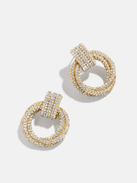 Arabella Earrings - Gold/Pavé