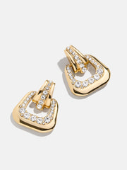 Mila Earrings - Gold/Pavé