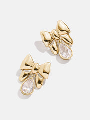 Belle Earrings - Gold/Pavé